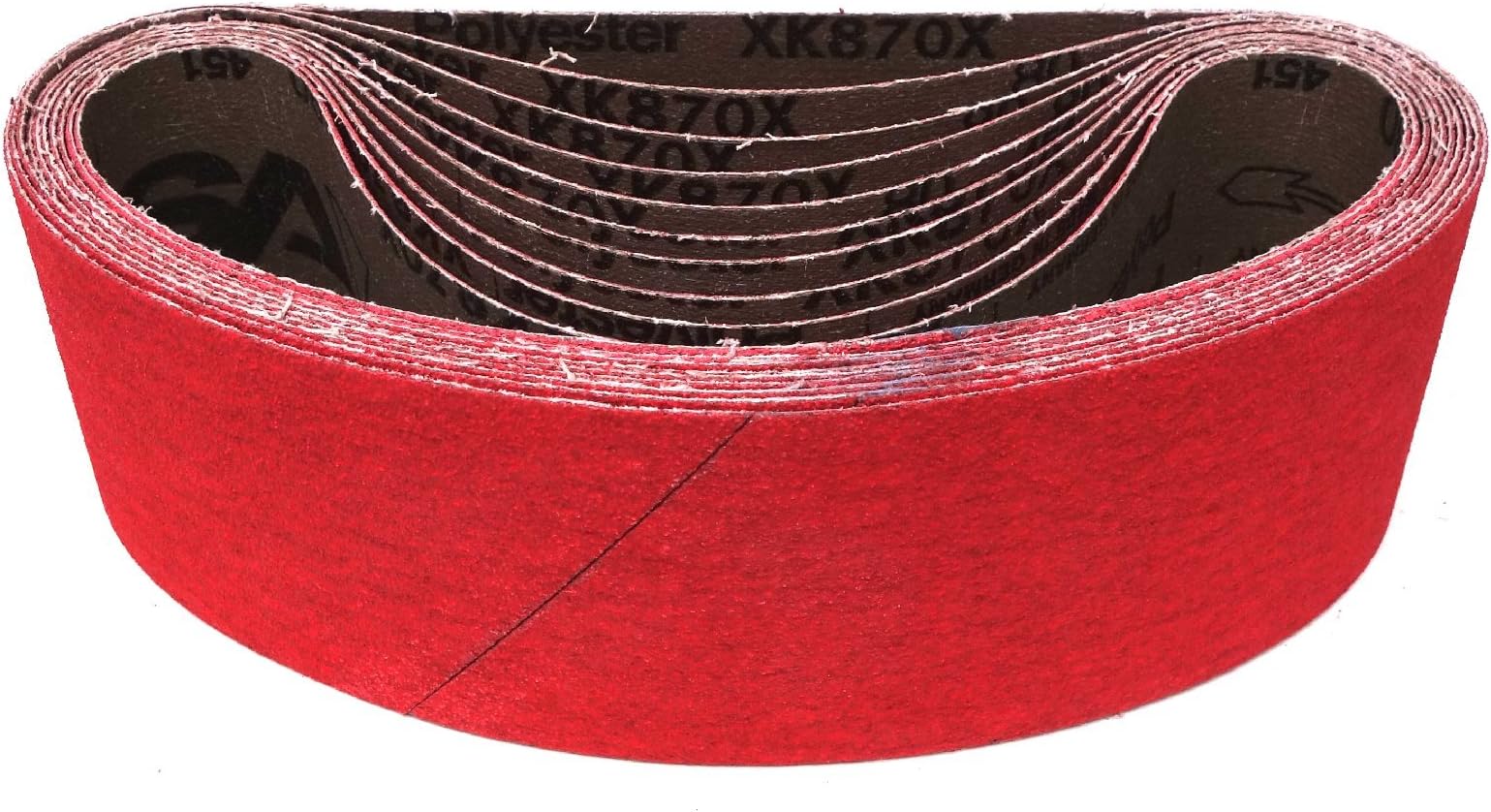 VSM XK870X / XK870F Sanding Belt | 75 x 533 mm | Pack of 10 | Grit P80 (X = Robust)
