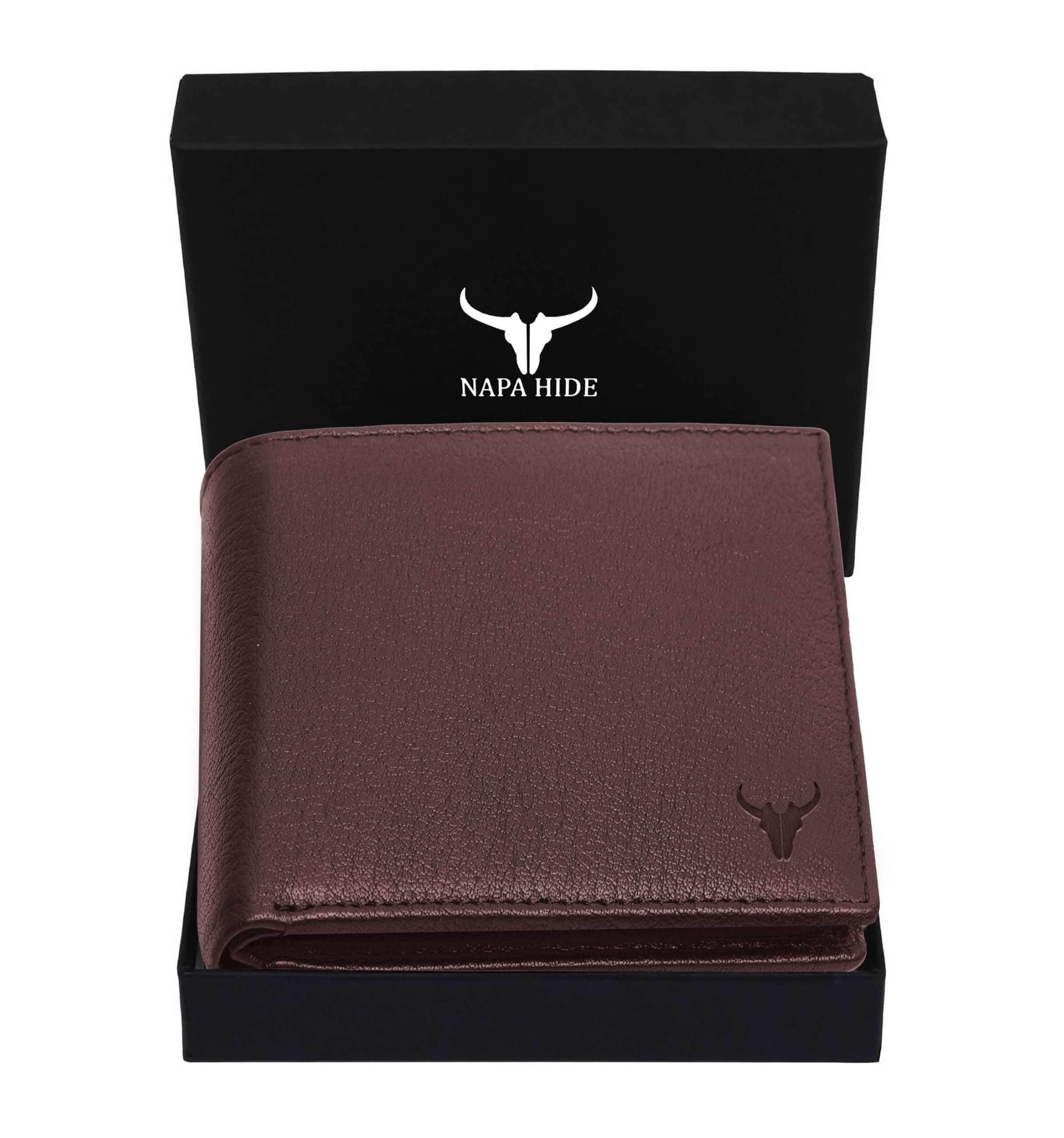 NAPA HIDE Men Leather wallet for Men Travel Accessory- Bi-Fold Wallet