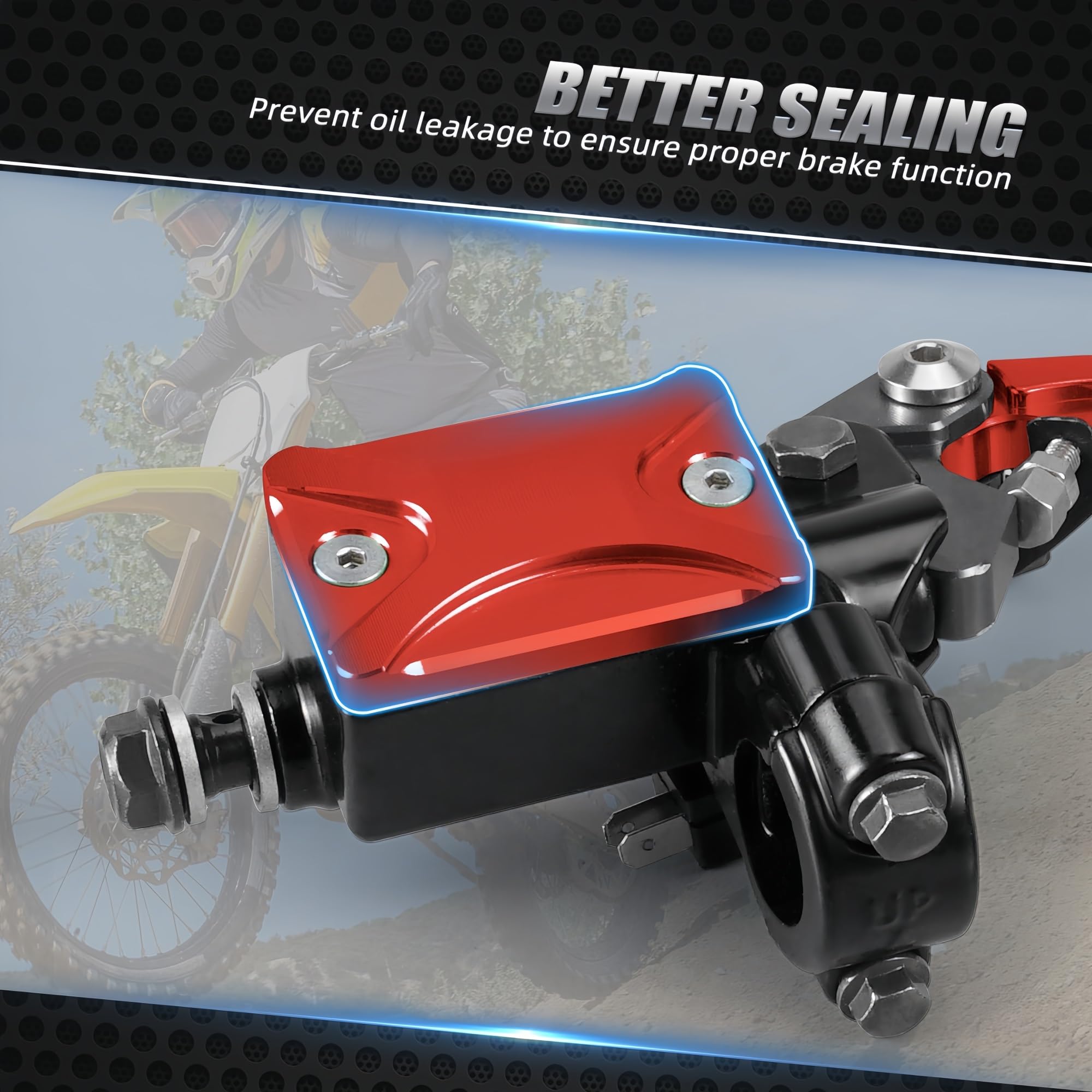 Palanca de embrague de freno Para Honda CRF250R CRF450R CRF125F CRF250X CRF450X CR80R Palanca de freno y embrague con cable(Negro)