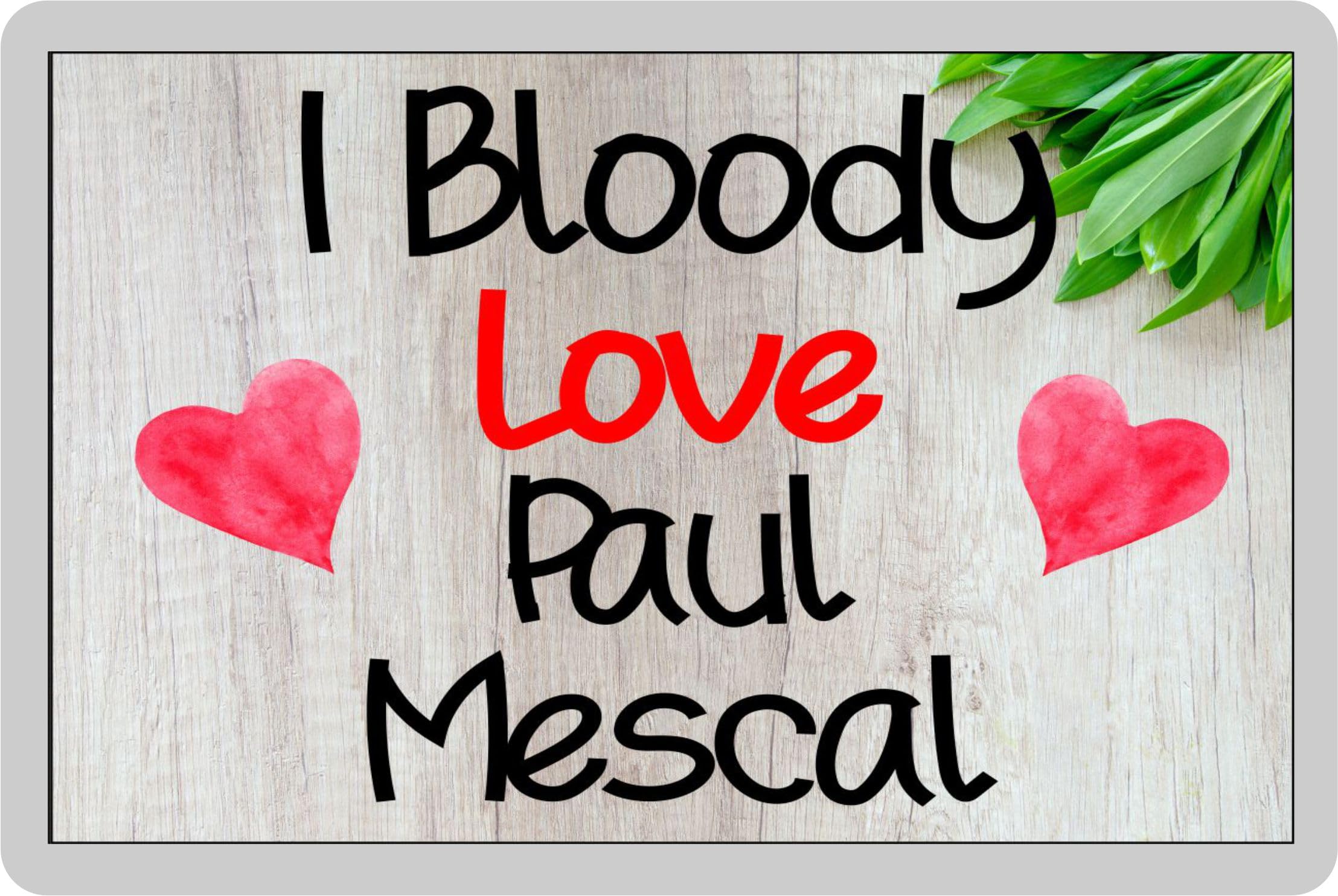 Paul Mescal Fridge Magnet Gift – I Bloody Love - Fun Cute Novelty Movie Fan Present
