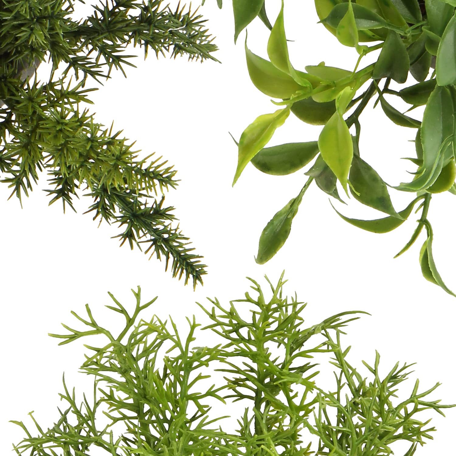 Briful Artificial Plants Artificial Herb Assortment Plants in Pulp Pots Decorative Plants Indoor Artificial Rosemary Fake Grass for Interior Decoration - Image 4