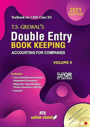 T.S. Grewal's Double Entry Book Keeping (Vol. II: Accounting for Companies) 2021