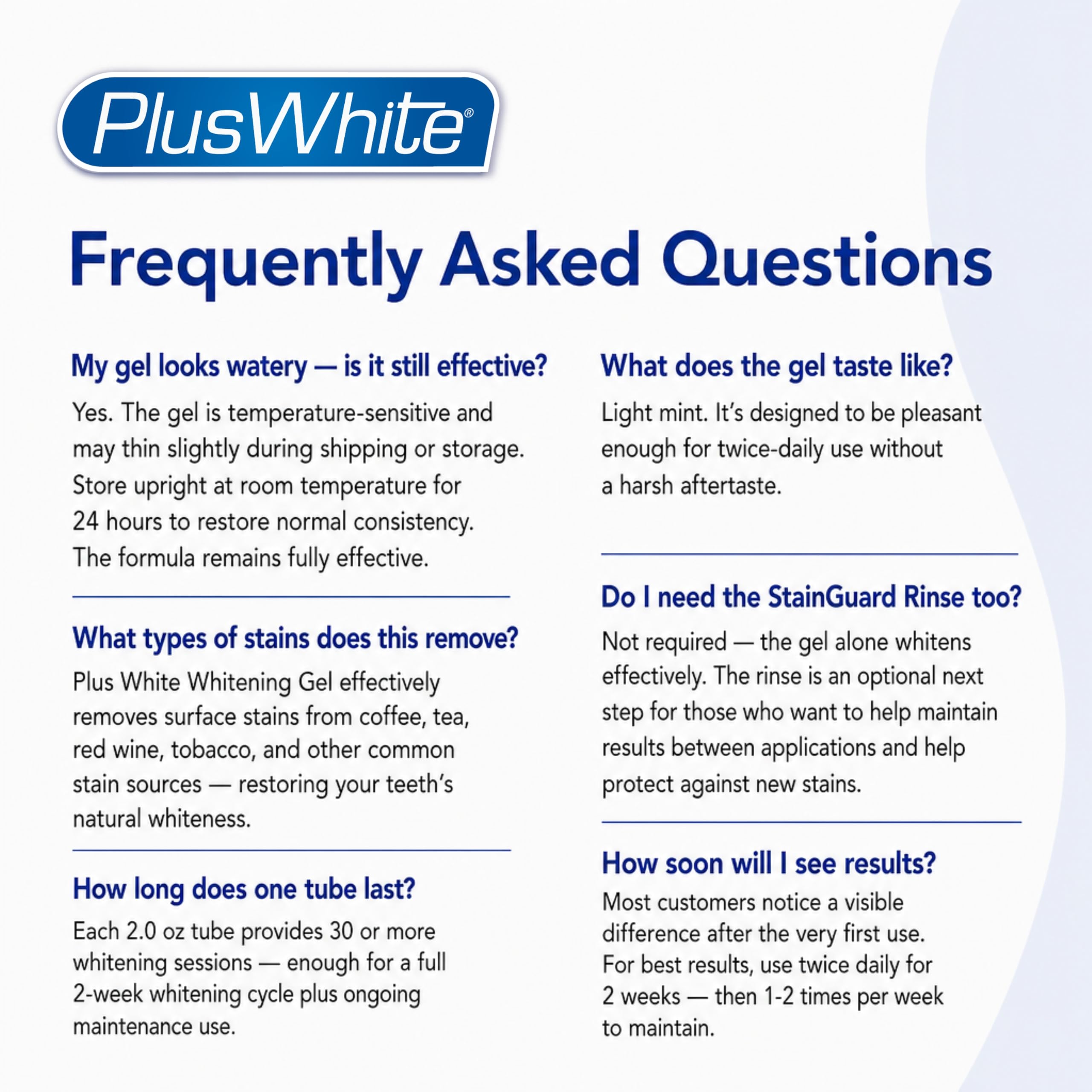 Plus White 5 Minute Teeth Whitening Gel - Fast Results -9 Plus White 5 Minute Teeth Whitening Gel - Fast Results -9