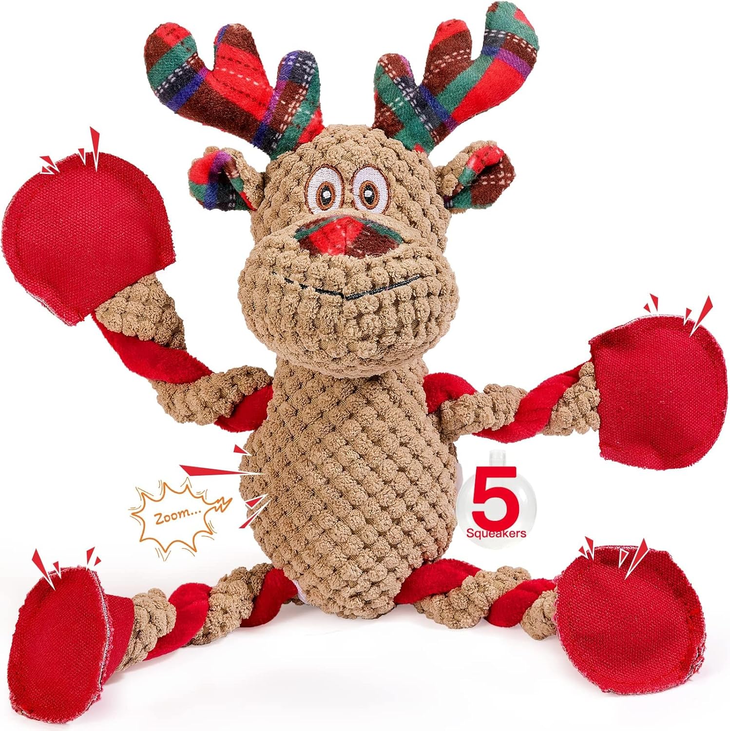 Christmas Squeaky Dog Toys
