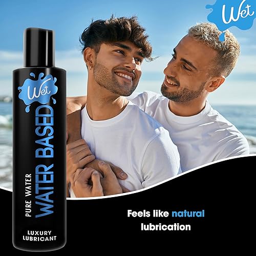 Miniatura 4 de Wet Silver Lubricante a base de agua  Fórmula original premium de larga duración  Vegano, pH equilibrado, hipoalergénico, libre de parabenos, sin