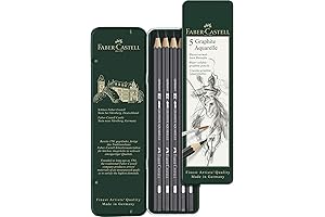 Faber-Castell Premium Watercolor Pencils | Water Soluble Graphite Pencils