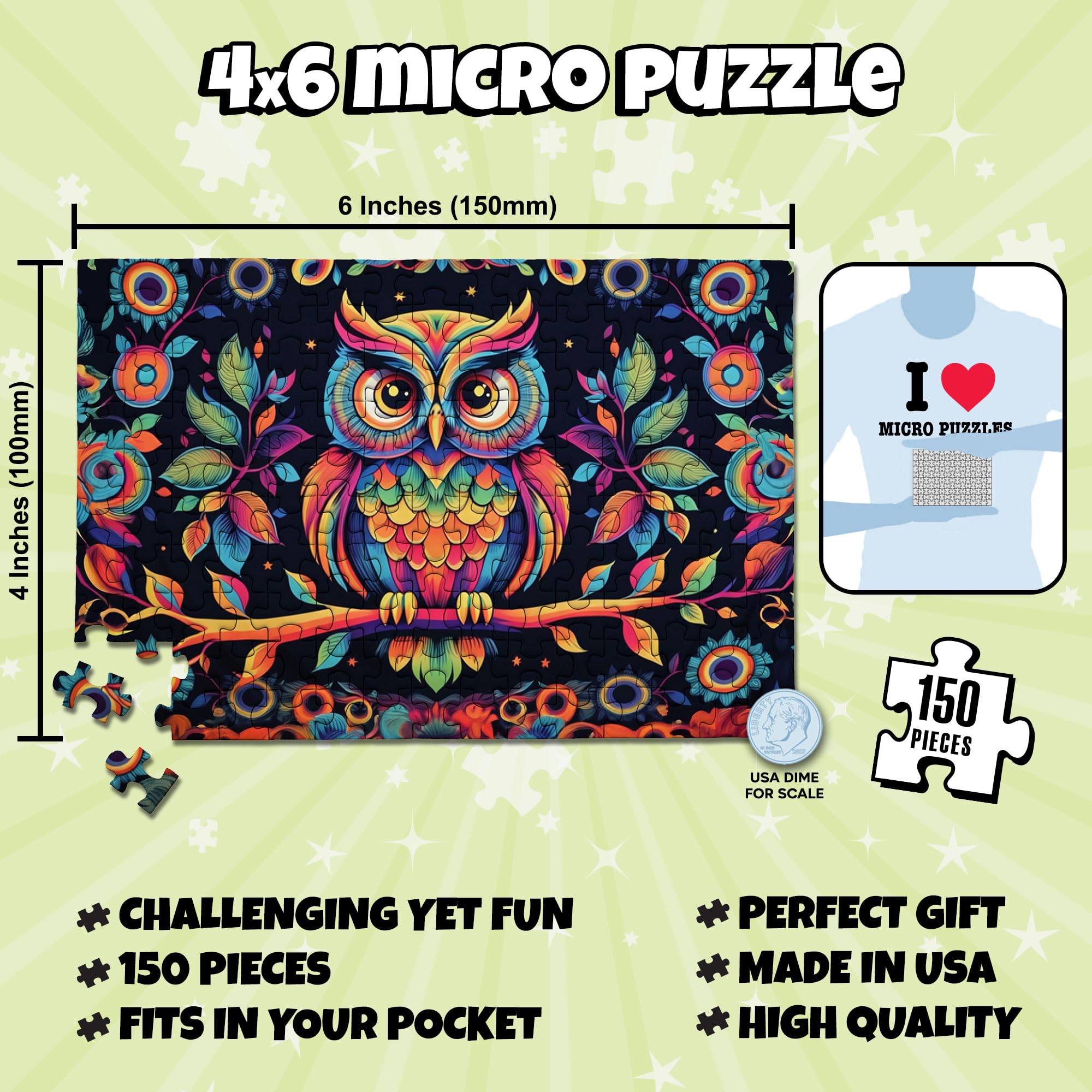 MicroPuzzles "Victorian Wallpaper" 2-Pack - Mini Puzzles for Adults, 150 Piece Small Puzzles for Adults and Teens - 4" x 6" Inch, Compact and Challenging Portable Jigsaw Puzzles - Image 4