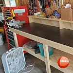 RESILIA Work Bench Mat - 36" X 96", Scratch-Resistant PVC Mats - Protect Your Workbench, Table, or Tool Station from Painting, Woodworking, Crafting, Building, & More, Black, Made in The USA