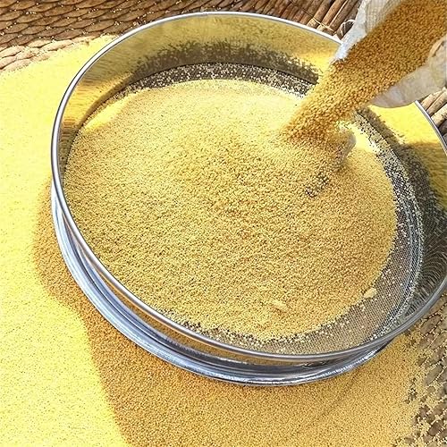 Miniatura 3 de Tamiz de malla fina, tamiz de acero inoxidable 304, tamiz de polvo de harina de cocina de alta precisión (agujero de malla 3 de 0.315 in, 3.9 in) 3