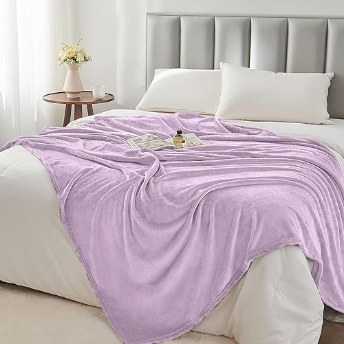 Miniatura 49 de BEDELITE Fleece Blanket White Throw Blanket for Couch & Bed, Luxury Plush Cozy Fuzzy Blanket 50" x 60", Super Soft Warm Lightweight Throw Blanket