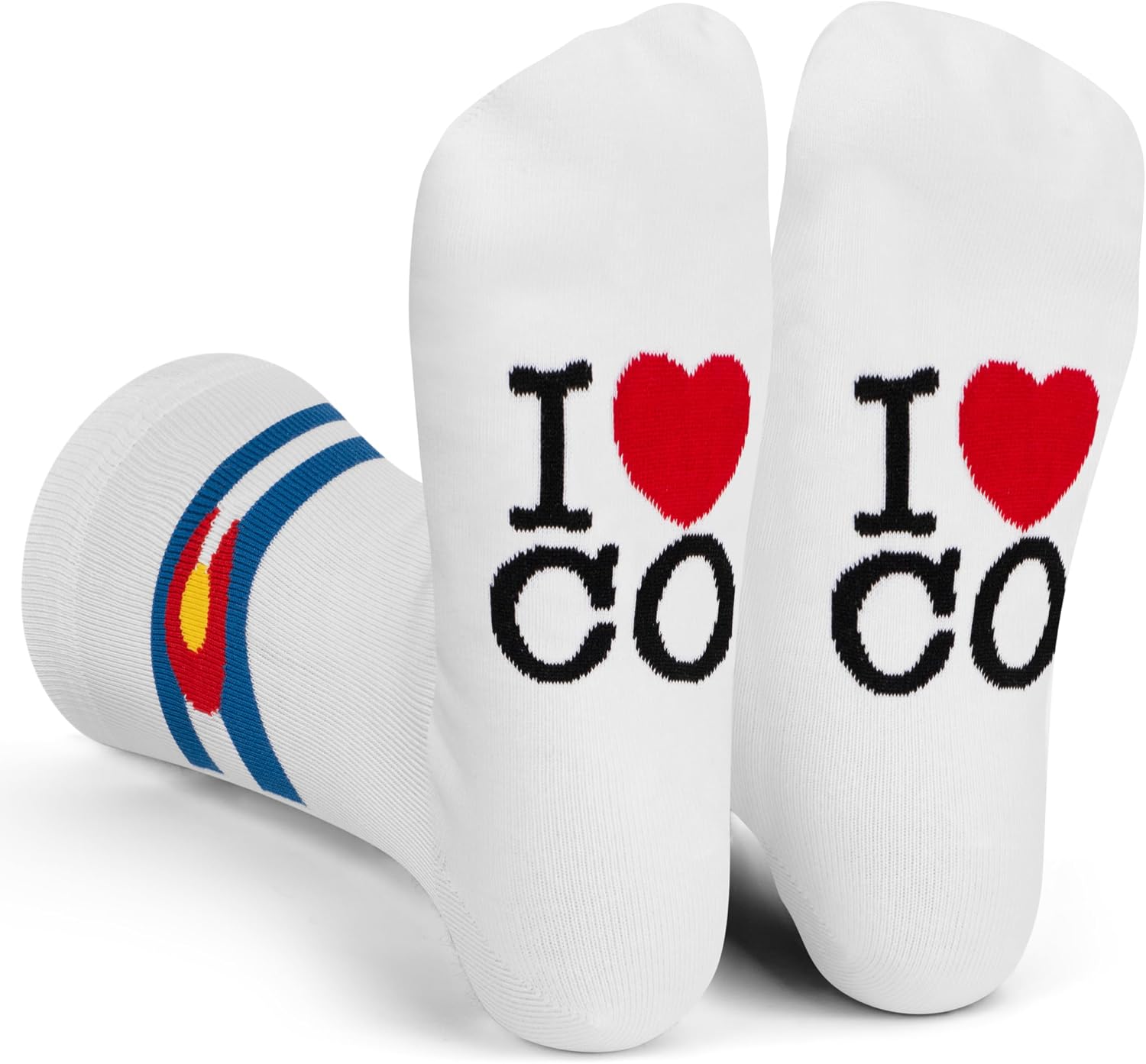 Lavley Travel and State Socks - Fun state-themed gifts for travelers and road trippers - Novelty socks for men and women