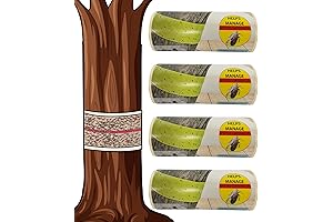 W4W, Spotted Lantern Fly Tree Trap, 4 Rolls for Insect Control, Safe Protection for Trees