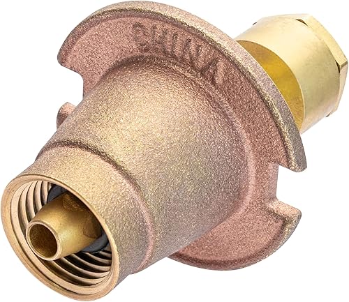 Miniatura 5 de Orbit 54070 - Paquete de 3 rociadores de latón emergentes con boquilla de pulverización de patrón completo, rociadores emergentes de latón para