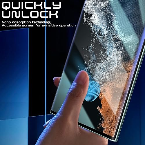 Miniatura 3 de Paquete de 3 Protector de pantalla compatible con Samsung Galaxy S22 Ultra 5G HD calidad premium de borde a borde cobertura completa, alta