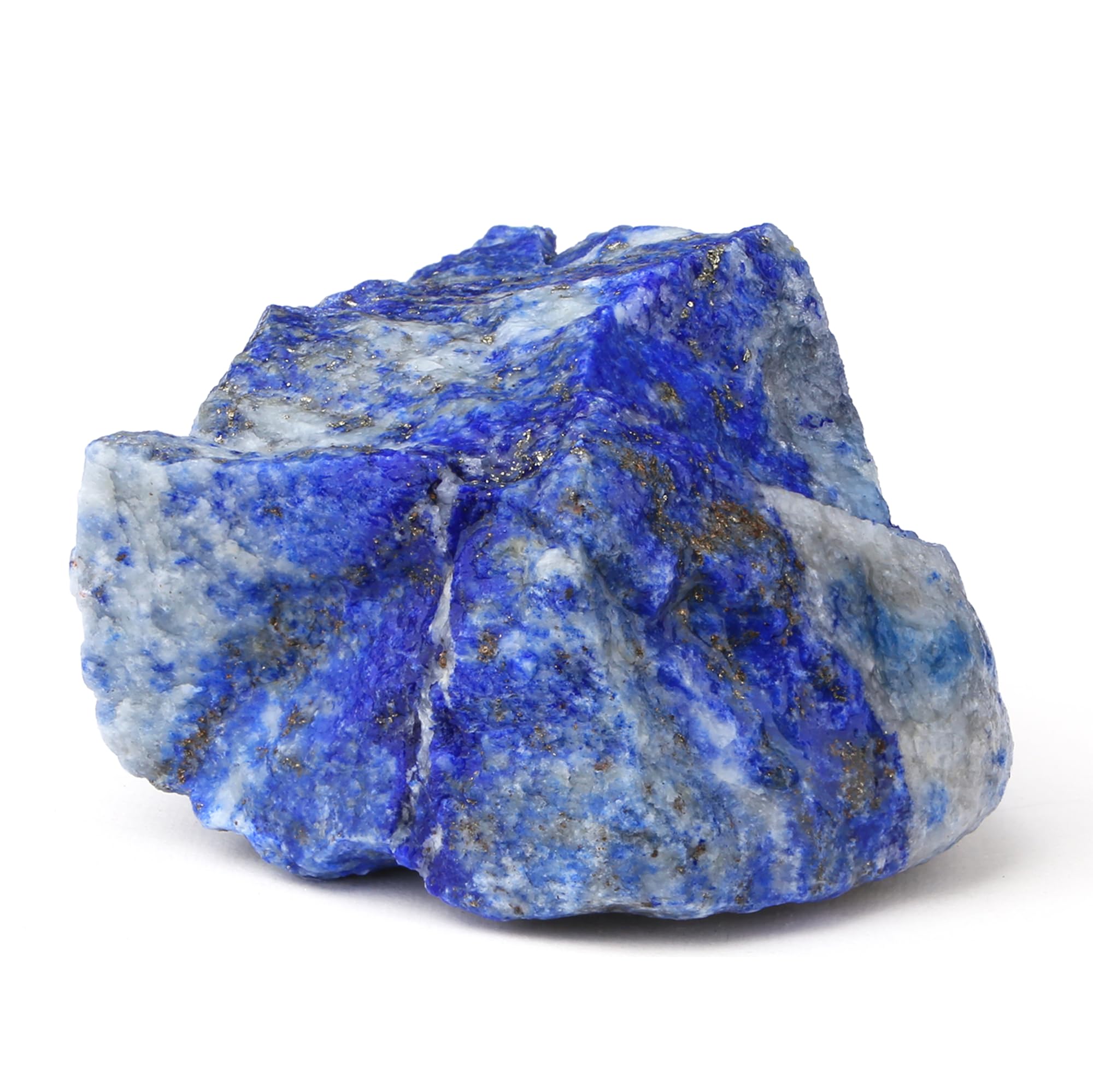 XIANNVXI Lapis Lazuli Crystal,1.77-2.17" Raw Lapis Lazuli Stone,Natural Rough Raw Reiki Blue Healing Crystal Rock for Stone Lovers Beginners Collectors