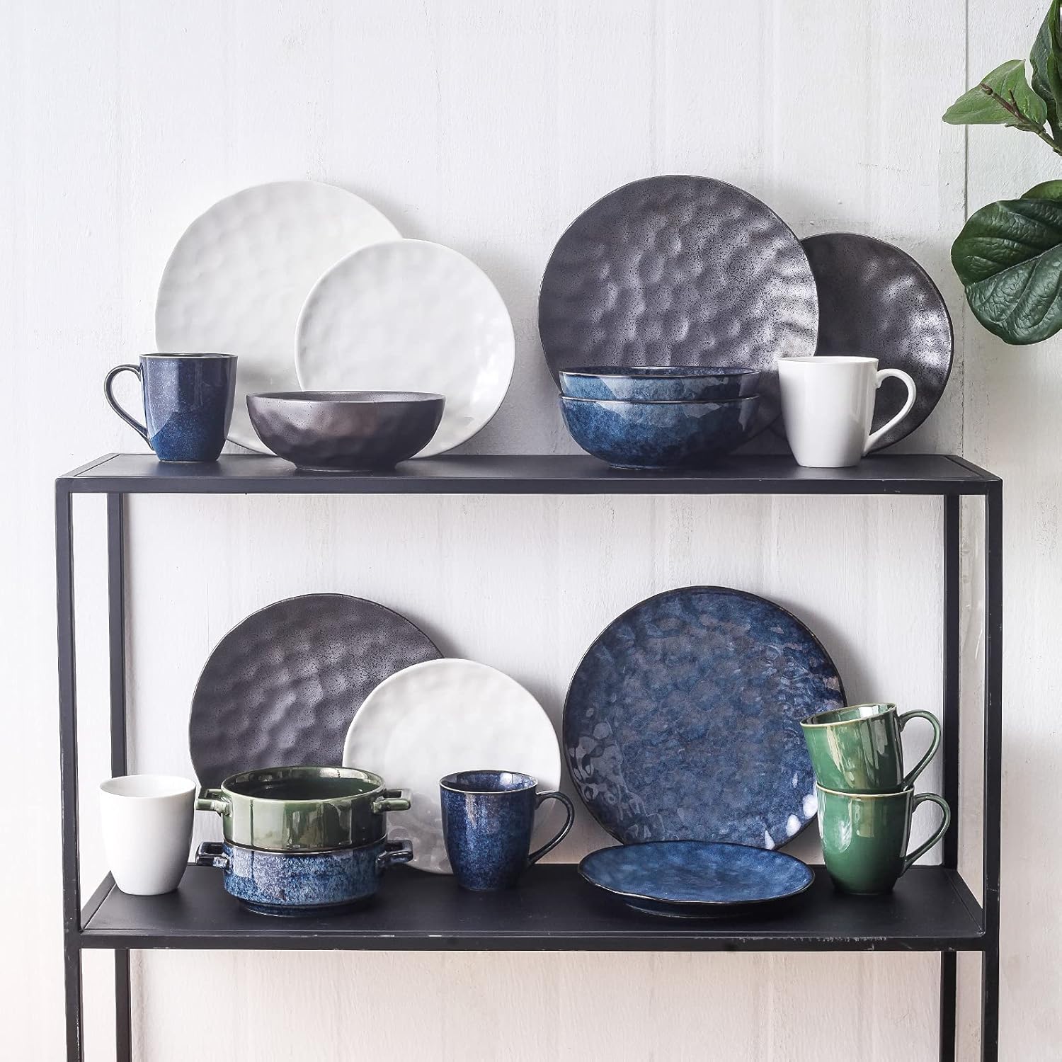 vicrays Coffee Mug Set, 12 Ounce, Set of 6, Ceramic Mug for Men, Women, Unique Glazed Mugs with Handle for Coffee, Tea, Milk, Cocoa, Cereal(Green) - Image 7