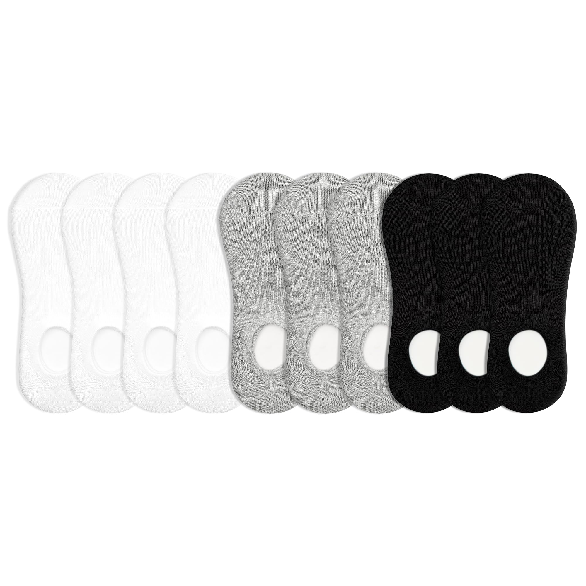 10 Pairs Kids Anti Slip No Show Socks, Unisex Socks 2-14 Years