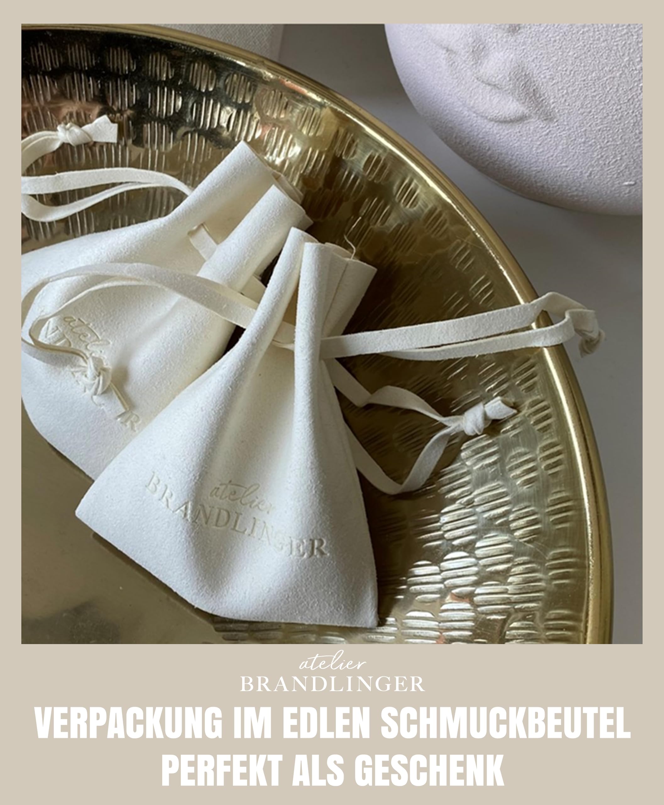 Brandlinger ® Ear Cuff Silber 925 (1 Stück). Ohrklemme mit Stein Zirkonia weiß. Schmuck Damen vergoldet mit 18 Karat (Silber und Gold) für Frauen und Mädchen. Äußerer Durchmesser 13mm