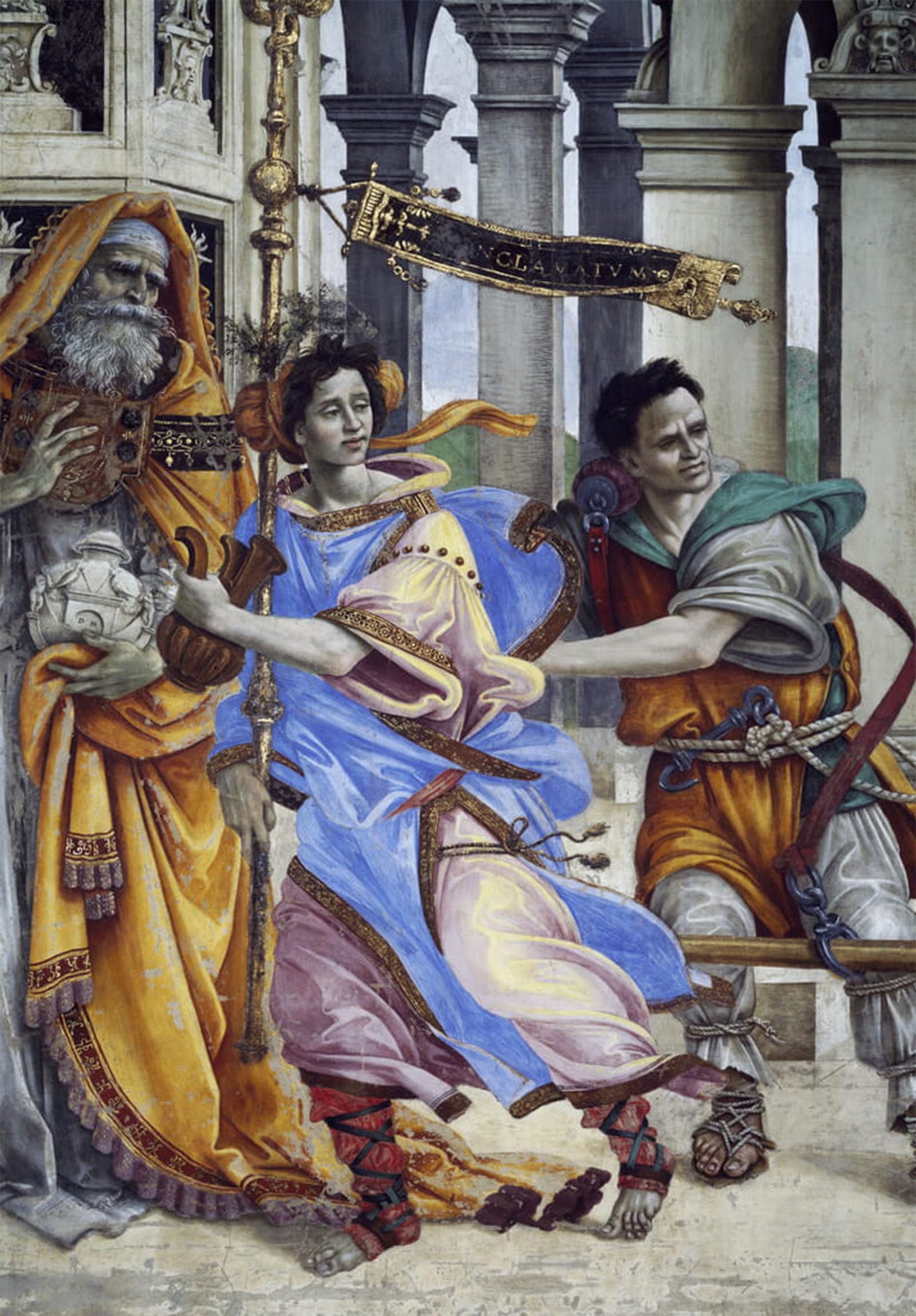 SERENDIPITP Retro Picture Poster Wall Art Pictures Painting Stories of St by Filippino Lippi Wall Art Canvas Print for Wall Decor 60x90cm