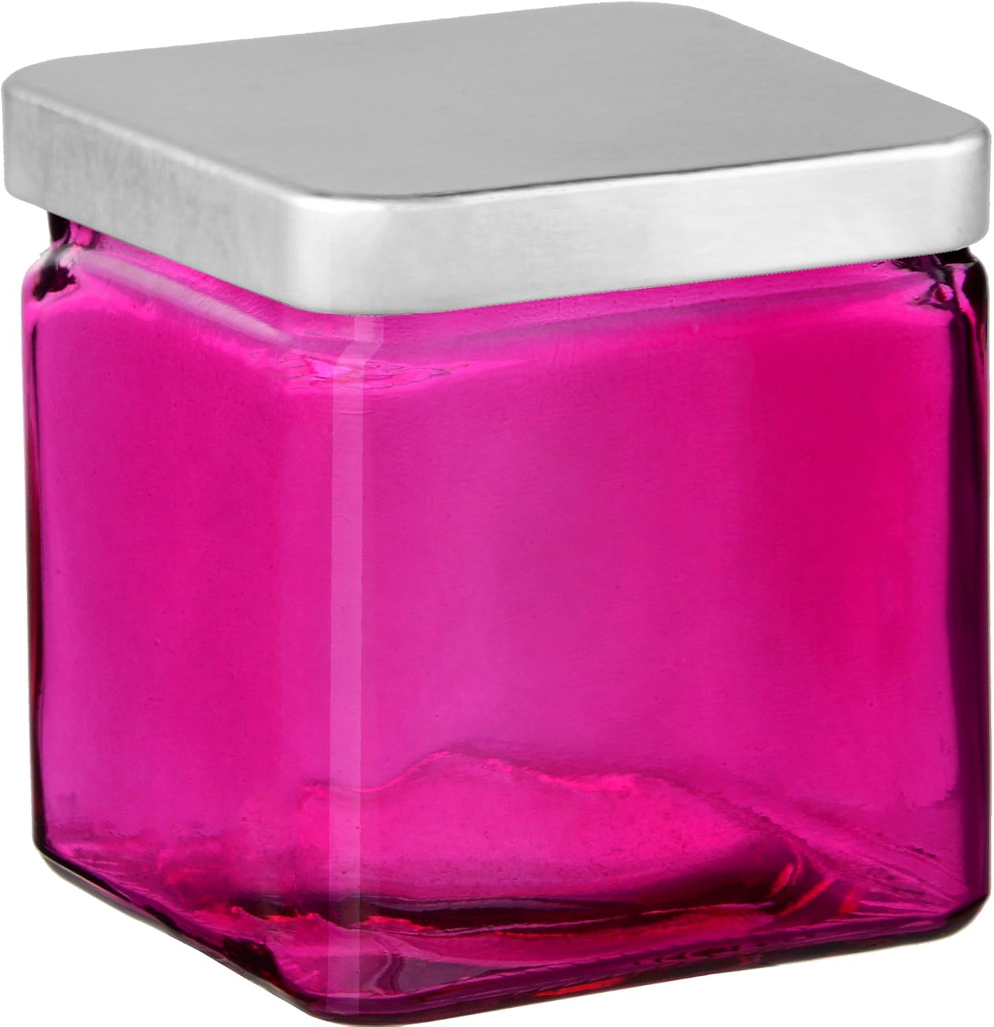 Couronne Company 7524G07C Square Glass Container with