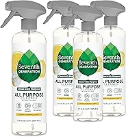 Seventh Generation Lemon Chamomile All-Purpose Cleaner Spray, 23oz Pack of 4 - Biodegradable Grease Cutter, No Harsh Chemicals