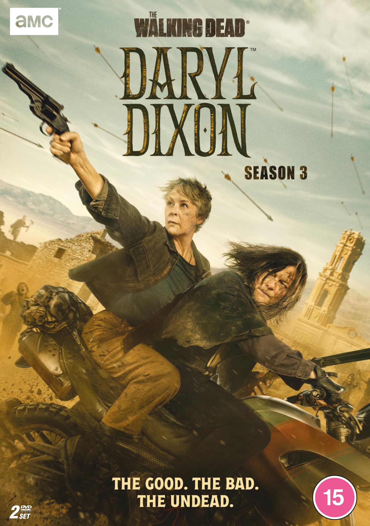 THE WALKING DEAD  DARYL DIXON SEASON 3      BRAND NEW SEALED GENUINE UK DVD