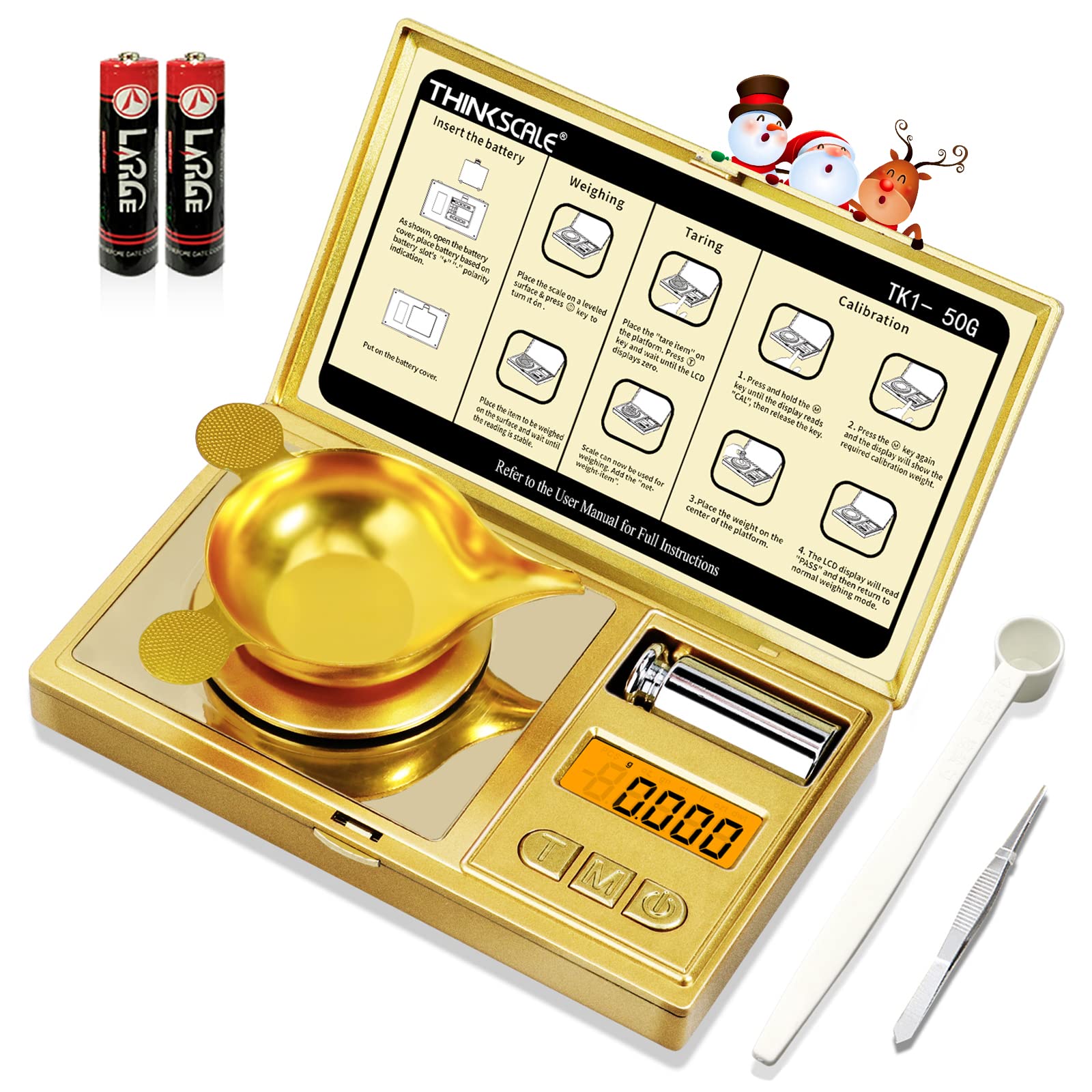 Amazon Com Thinkscale High Precision Milligram Scale 50g 0 001g Digital Pocket Scale Mg Scale For Powder Jewelry Medicine Gem Reloading Mini Gold Gram Scale 6 Units Tare Cal Weight Tweezer And Tray Office Amazon Com Thinkscale High Precision Milligram Scale 50g 0 001g Digital Pocket Scale Mg Scale For Powder Jewelry Medicine Gem Reloading Mini Gold Gram Scale 6 Units Tare Cal Weight Tweezer And Tray Office