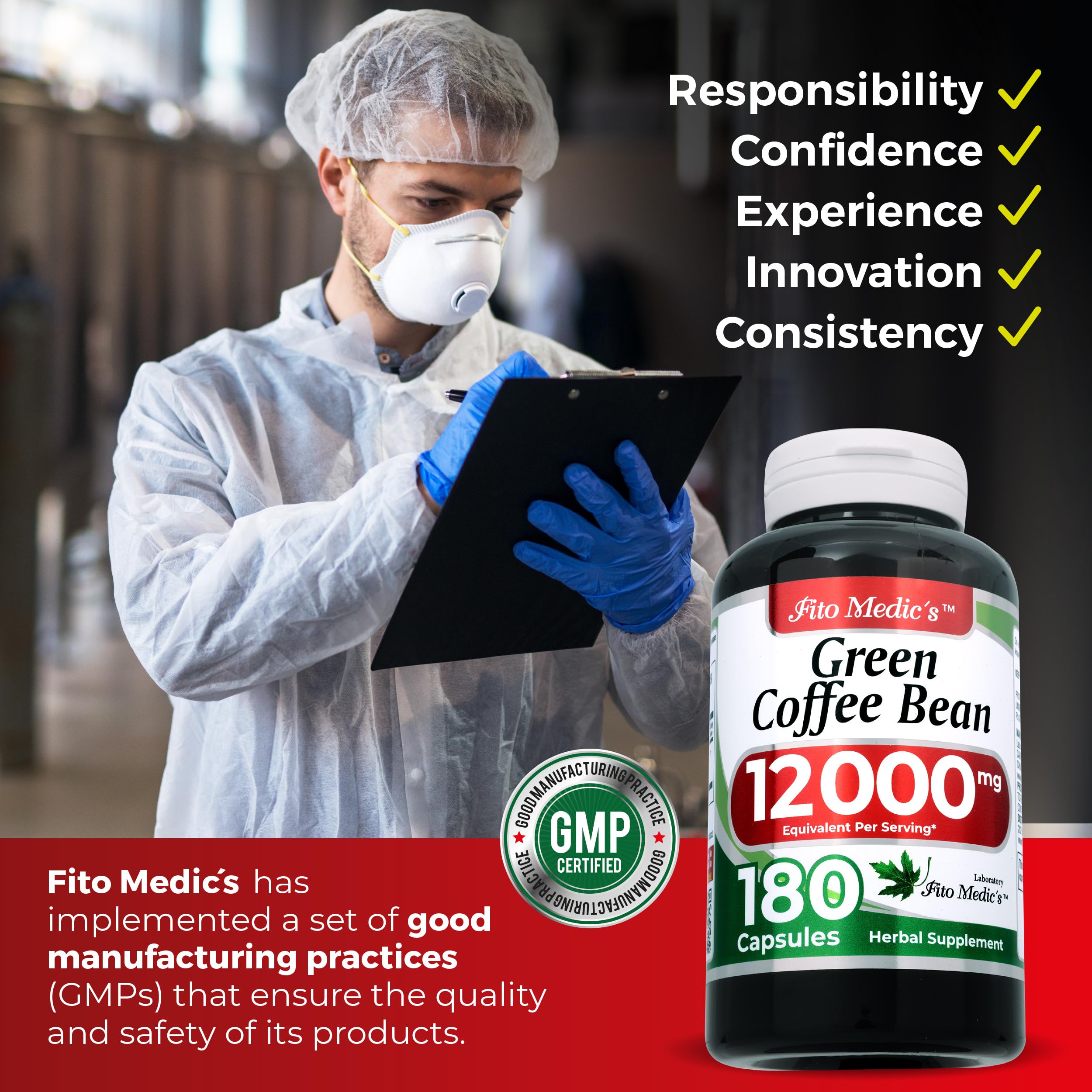 Lab | green coffee bean extract | green coffee beans | 180 Capsules — Amazon image 7