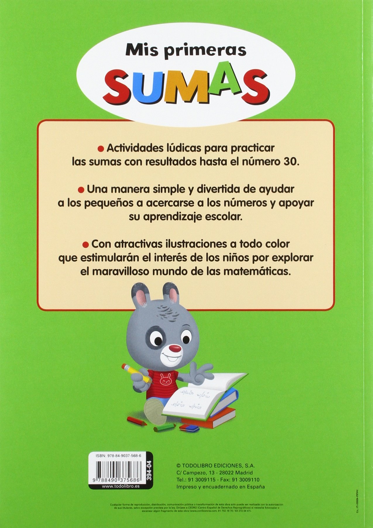 Mis primeras sumas 5-6 años