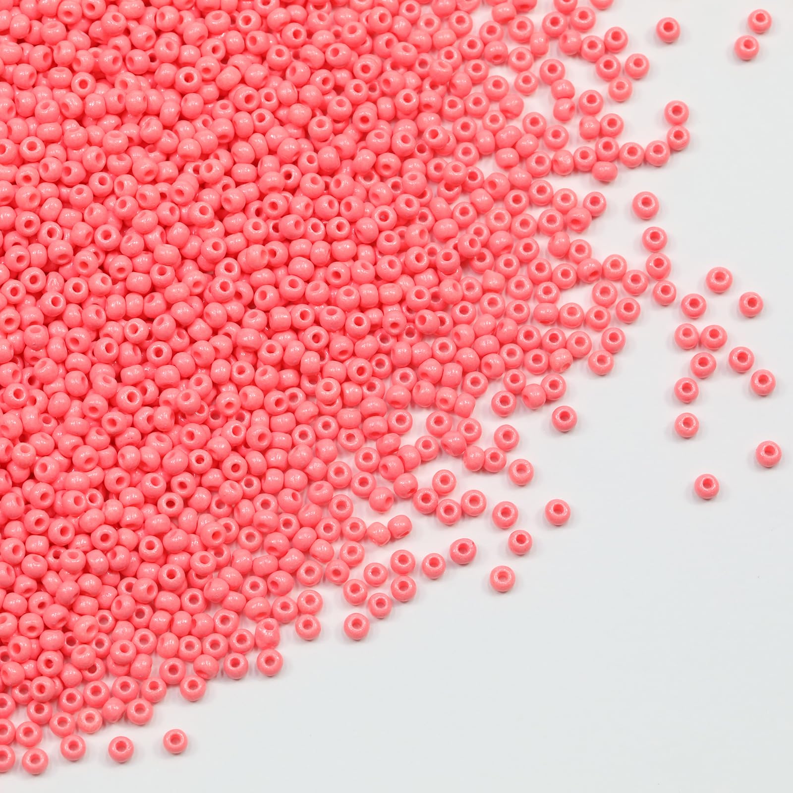 KERGAEN 12/0 2mm Glass Seed Beads Bulk - 100g (Approx. 10,000pcs) for Jewelry Making, Bracelets, Necklaces, Earrings & Artisan Crafts