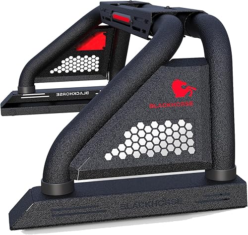 Black Horse Off Road Classic Pro - Barra antivuelco modular texturizada negra compatible con Nissan Frontier RB07MT 2005-2021