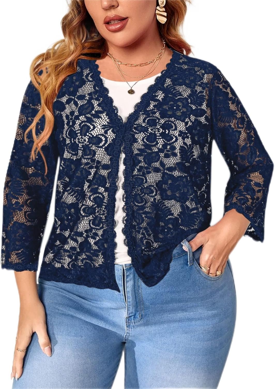 ストロベリーフィールズ ICHIE 変形釦ラメニットカーディガン トップス