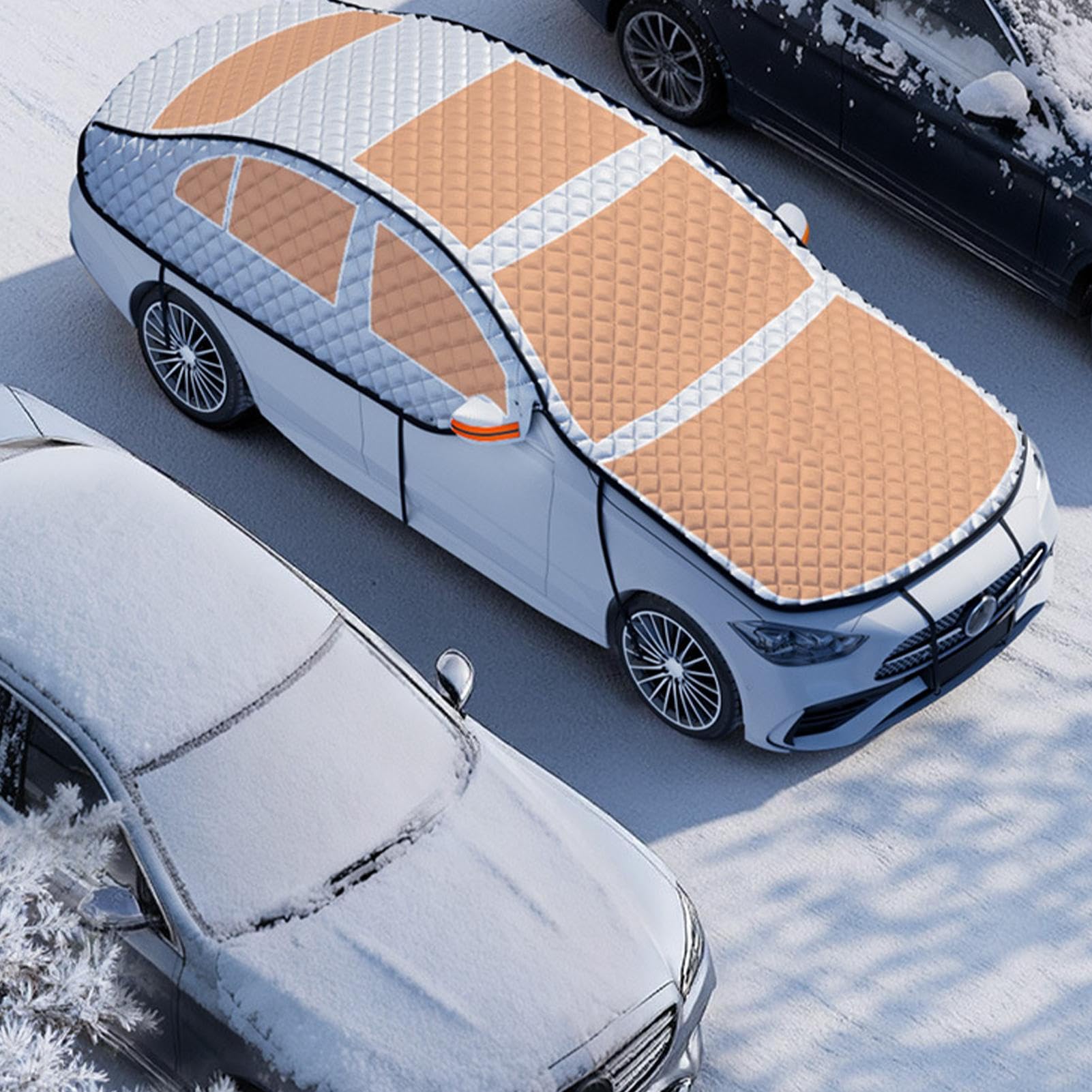 Copertura antineve per parabrezza auto, resistente al calore, impermeabile, antigelo per auto, camion, furgoni, viaggi, privacy