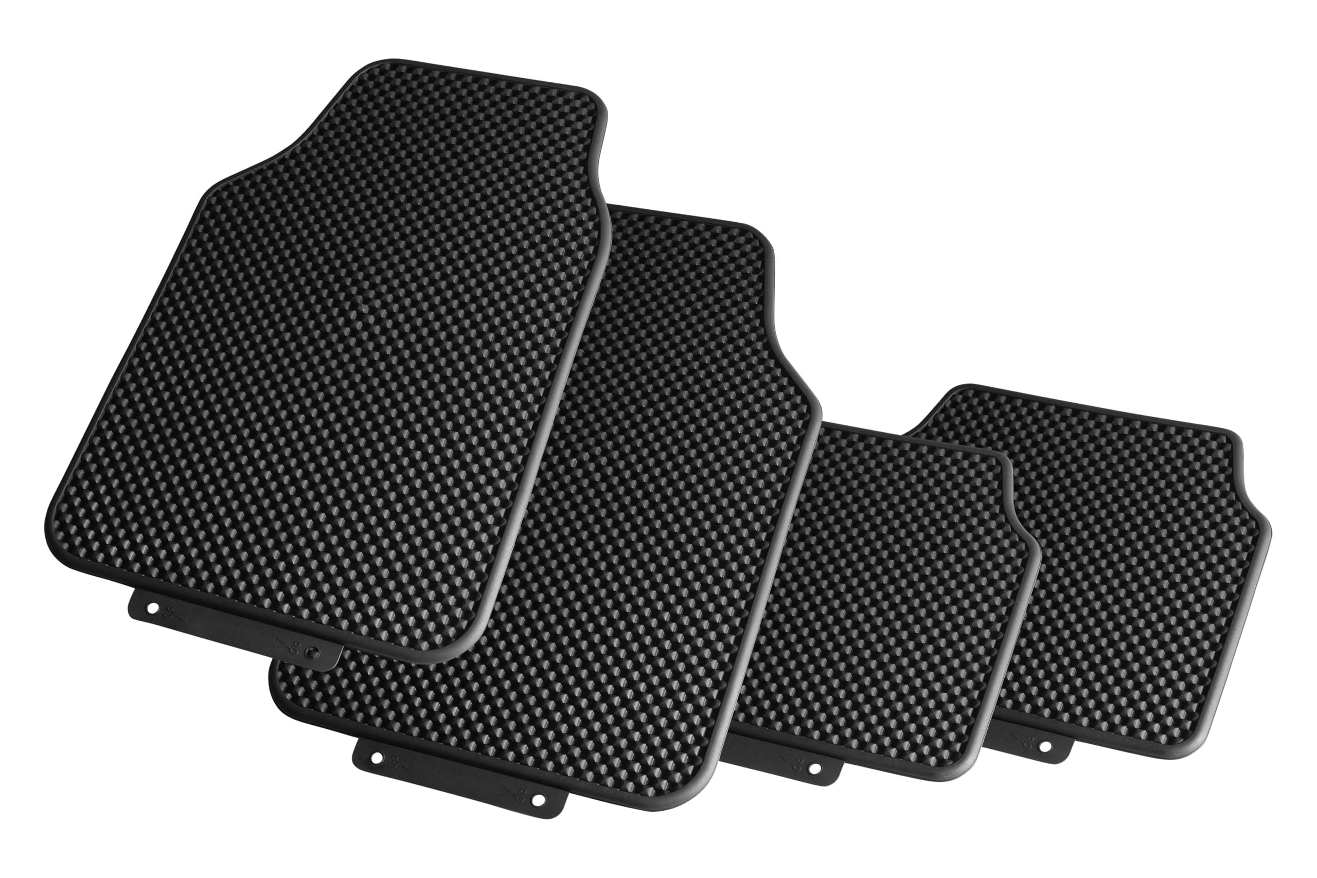 SPRINT Tappetini Auto In Moquette Antiscivolo - Compatibili Con Renault Scenic II (2003-2009) - Fissaggi Fix Point - 5