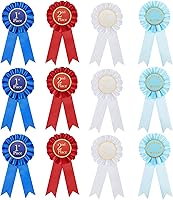 Vista 8 de Lewtemi Juego de rosetas de cinta de premio 1er, 2do y tercer lugar, medalla de premio de mención honorífica (4 piezas)