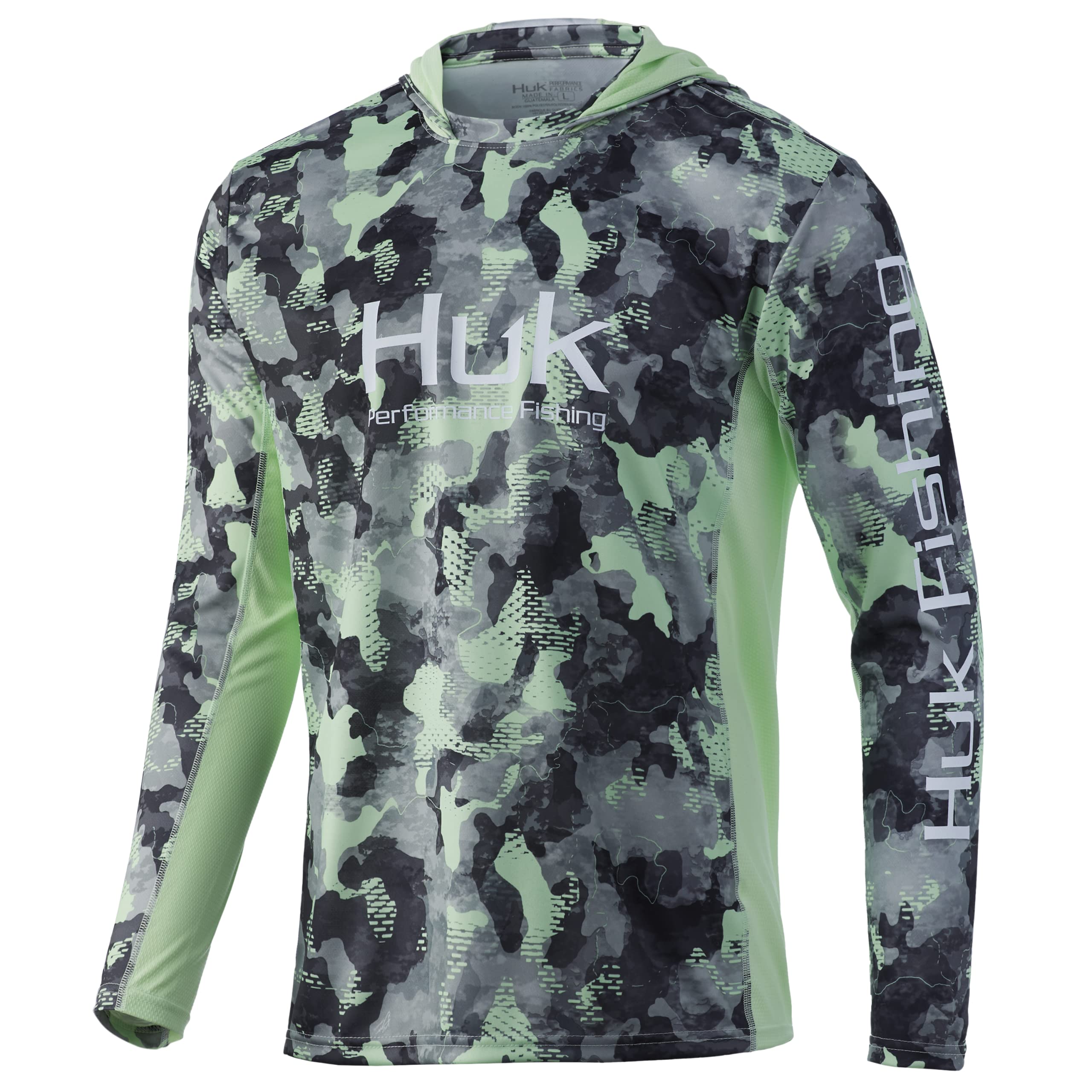 Icon X Camo Hoodie |UPF 50+ Long-Sleeve Fishing Shirt Huk Hoodies For Men Fishing HUK Men\u0027s Icon X Camo Hoodie |UPF 50+