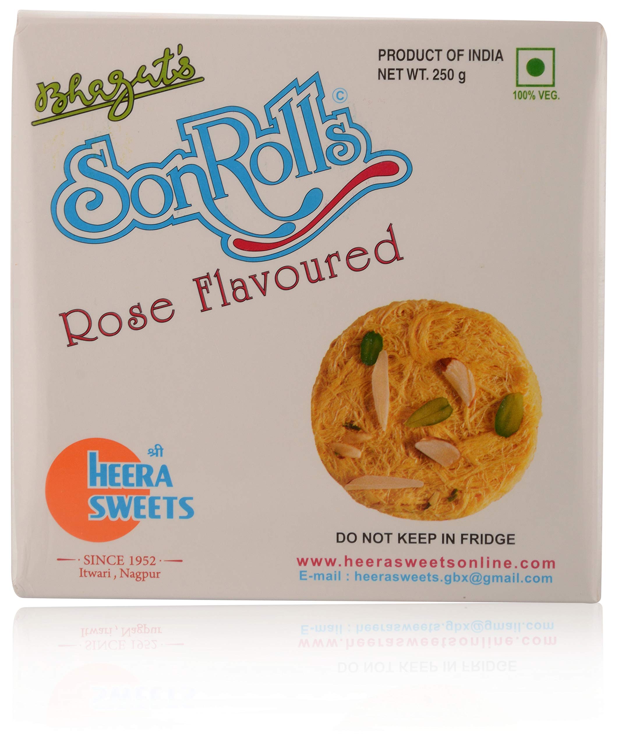 Heera Sweets Delight Foods Heera Sweets Rose Son Rolls (500 gm, Pack 250 G X 2) (B01JE4S7H0) Amazon Price History, Amazon Price Tracker