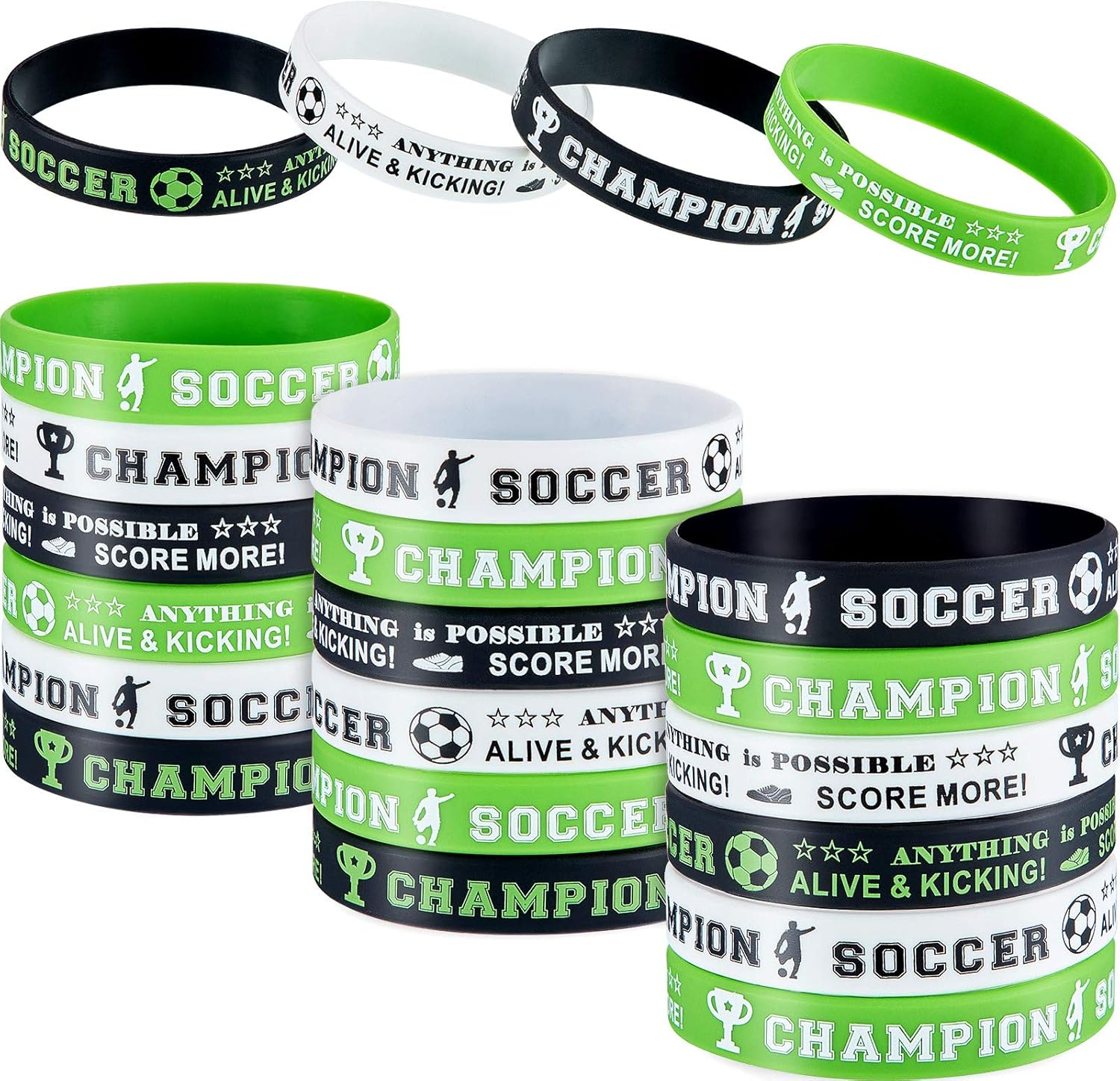 Soccer Silicone Wristbands Soccer Theme Rubber Ethiopia Ubuy