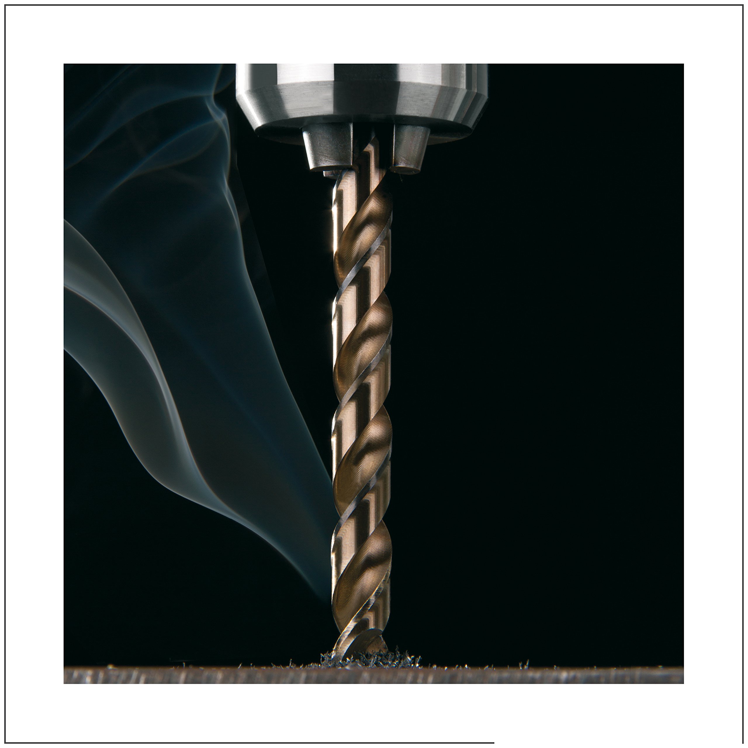 RUKO 228215RO - Juego de 25 brocas helicoidales DIN 338 tipo UNI, HSSE-Co 5