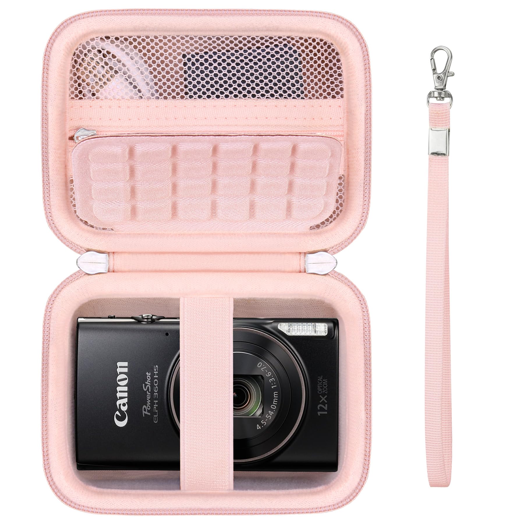 Camera Case for Canon PowerShot ELPH 360 HS A Digital Camera, Pink