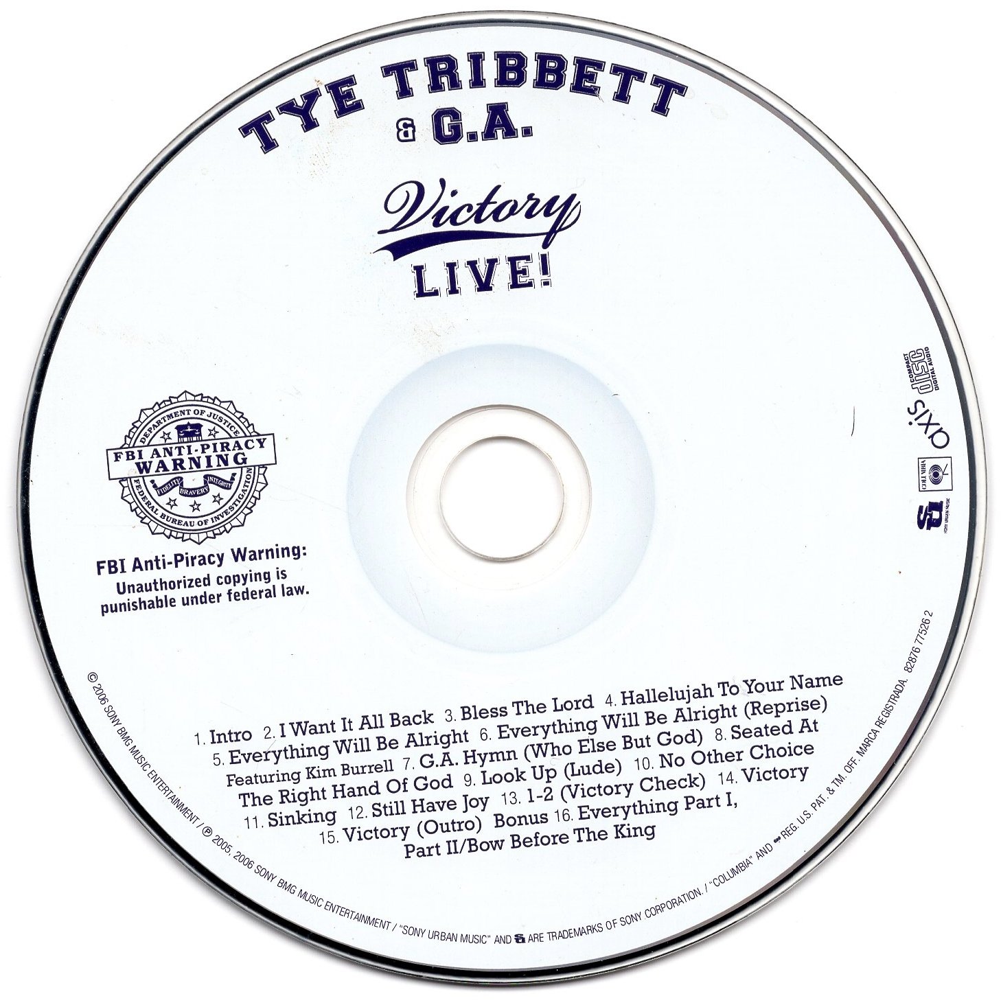 Tribbett, Tye - Victory (1 CD) [Audio CD]