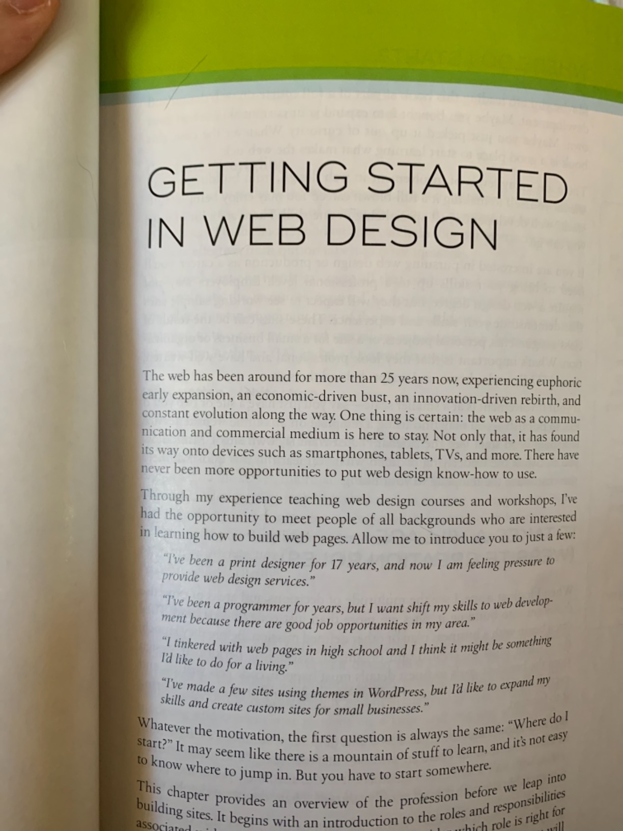 Excellent book, but paper is too thin.