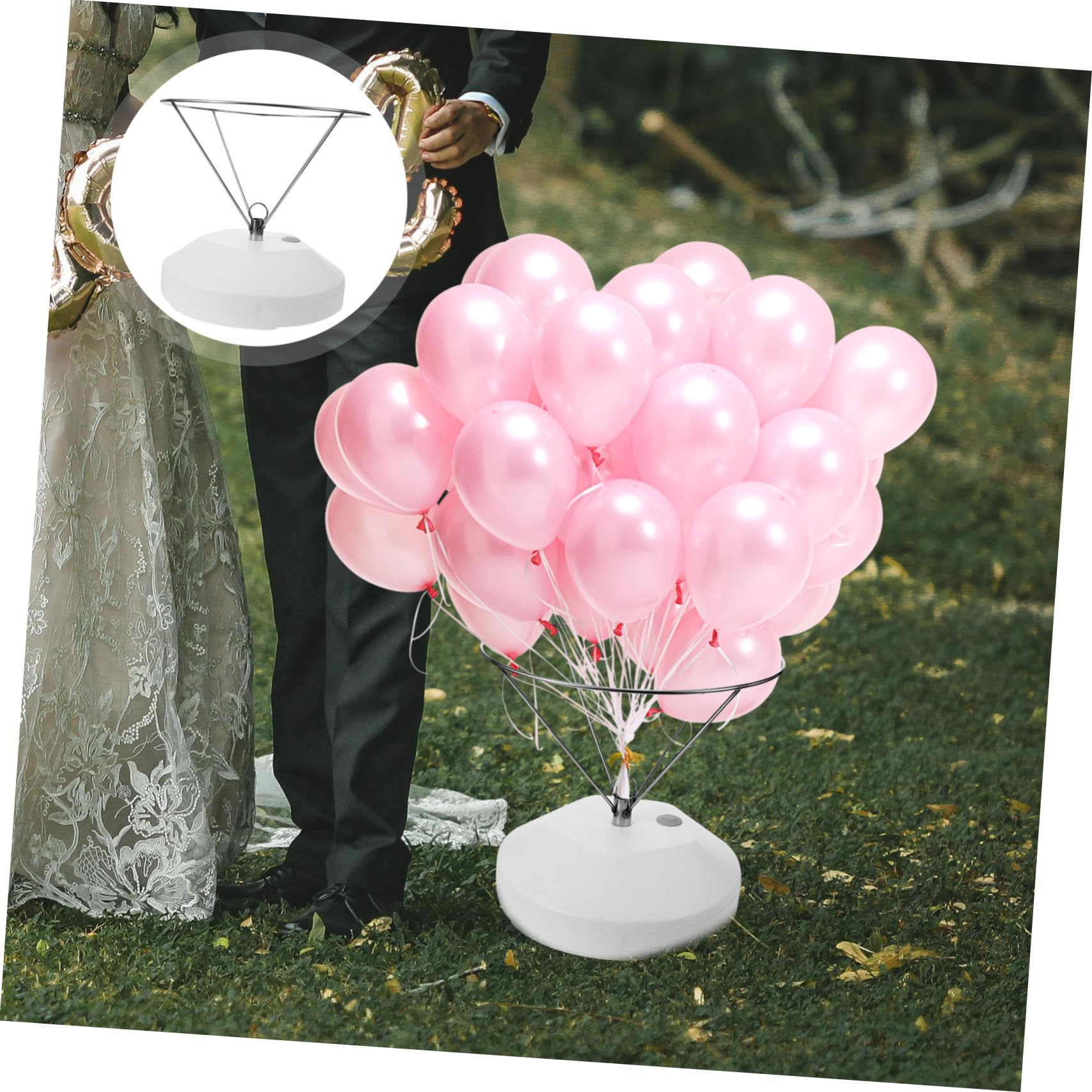 Didiseaon 1 Set Di Supporti Per Palloncini Per Feste Con Per Palloncini Con Base Stabile