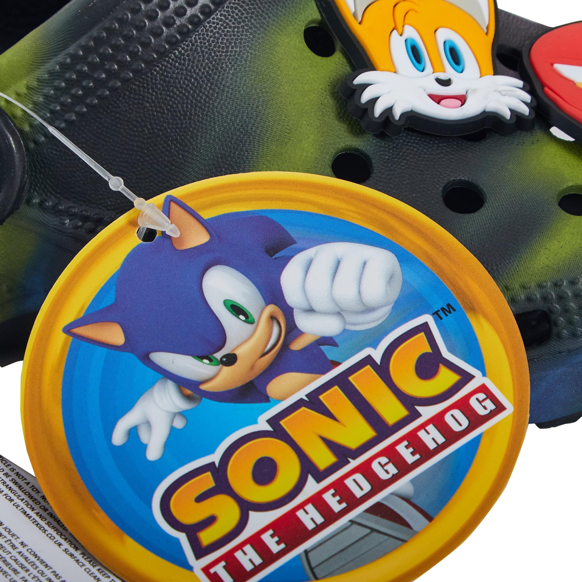 Sonic The Hedgehog Zoccoli Charms Ragazzi Ragazze Sandali Bambini Estate Ciabatte con Cinturino alla Caviglia Scarpe da Spiaggia