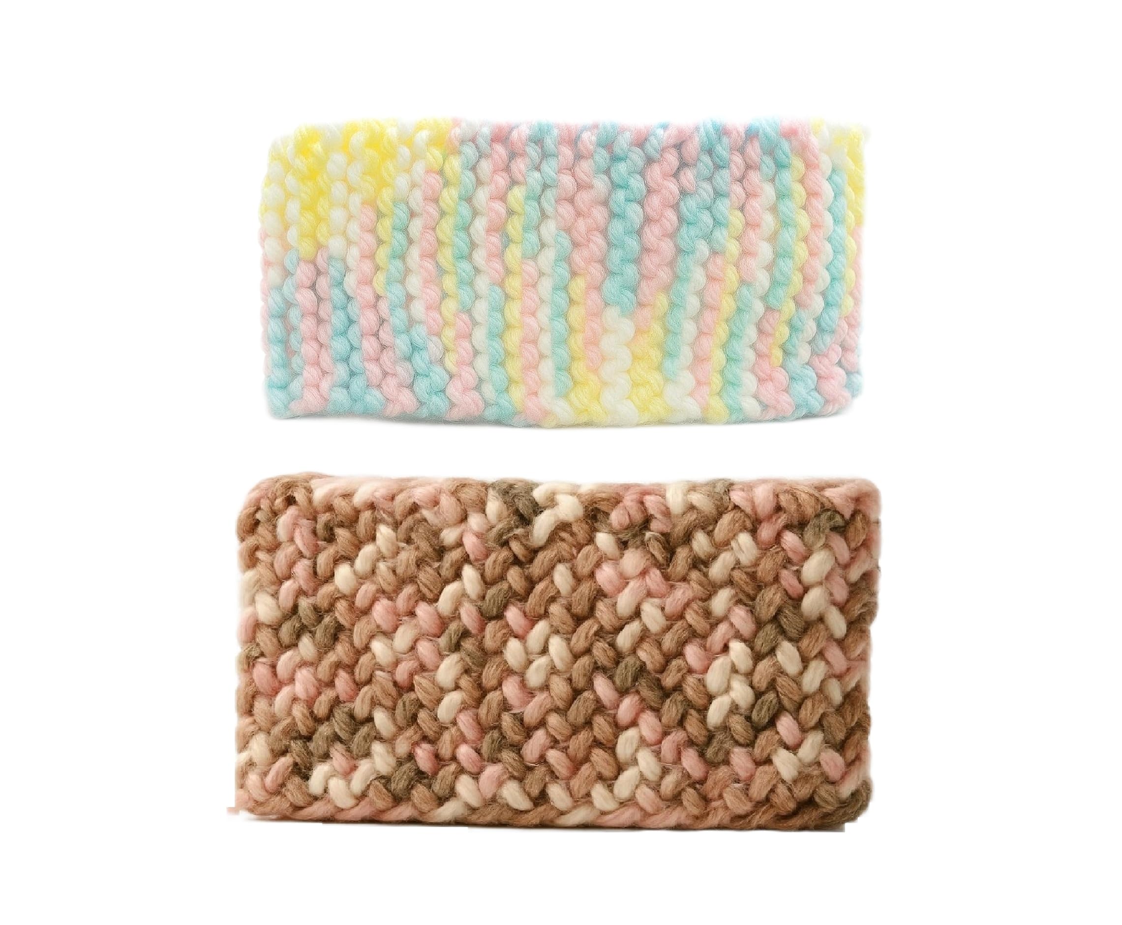 ANESHA Girls' Everyday Go-To Headband Soft, Stretchy & Versatile MULTICOLR pack of 2