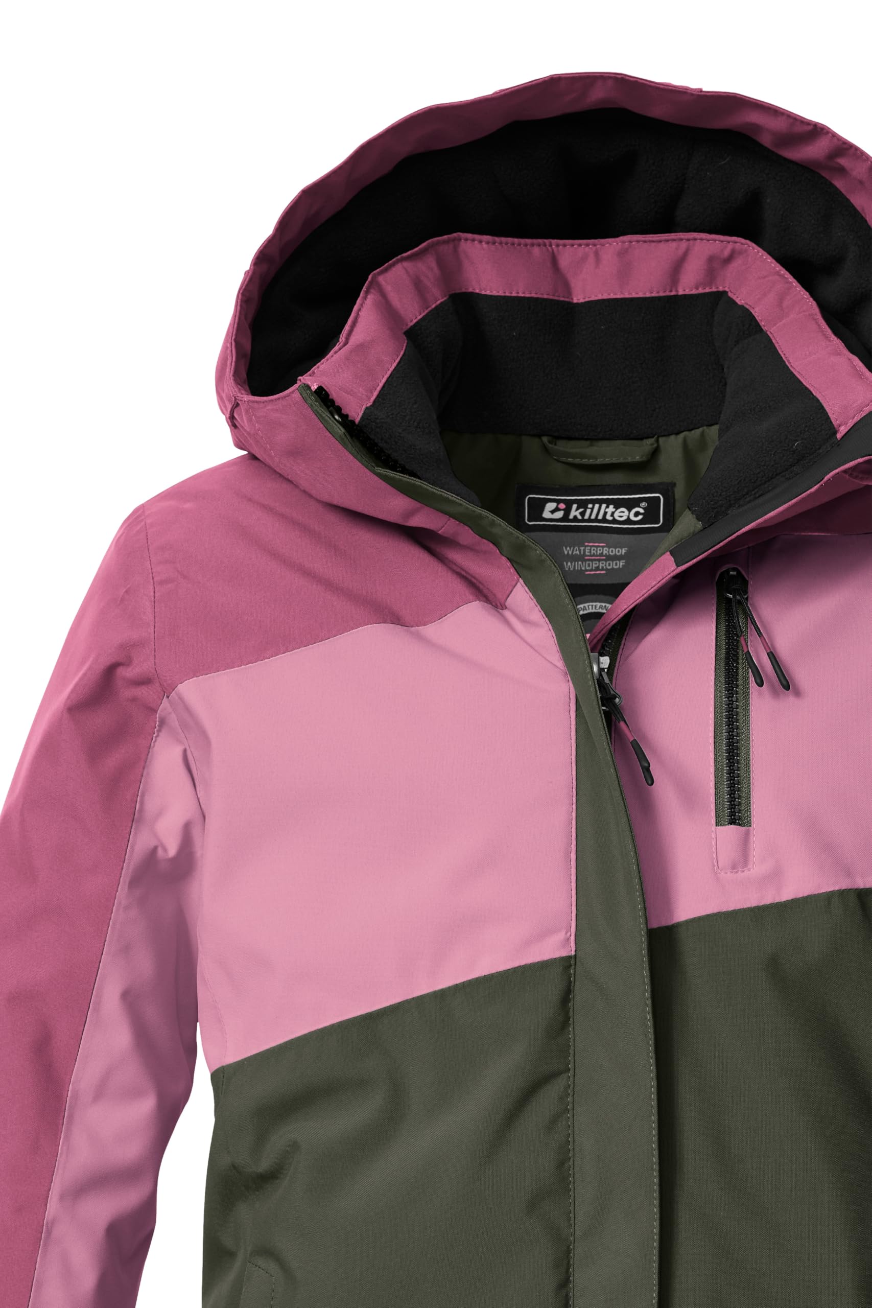 Killtec Kow 218 Grls Jckt Chaqueta funcional/chaqueta de exterior con capucha y protección contra la nieve Niñas