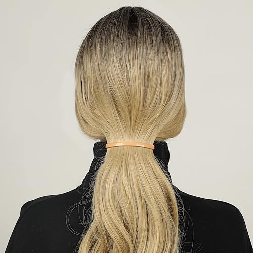 Miniatura 5 de Aurora Pin Juego de pinzas para el cabello, accesorios de estilo cúpula de plástico mediano, abrazaderas decorativas para medio recogido y cola de