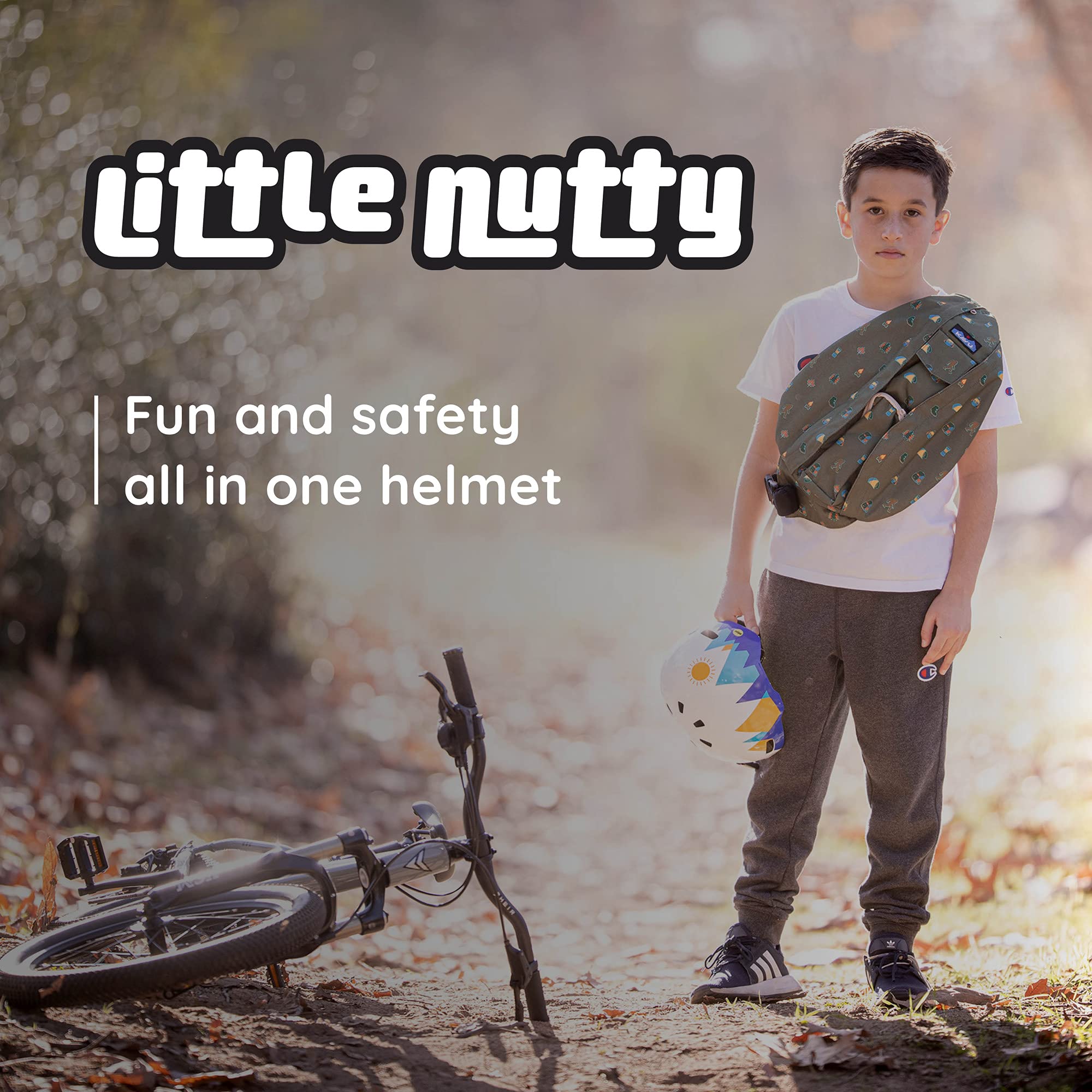 Nutcase Kinder Fahrradhelm Little Nutty Gloss, Doh, 48-52 cm, 10001