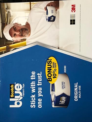 Miniatura 4 de 3M 2090-48 Scotch Blue Painters - Cinta adhesiva de 1.88 pulgadas x 60 yardas, paquete de 6
