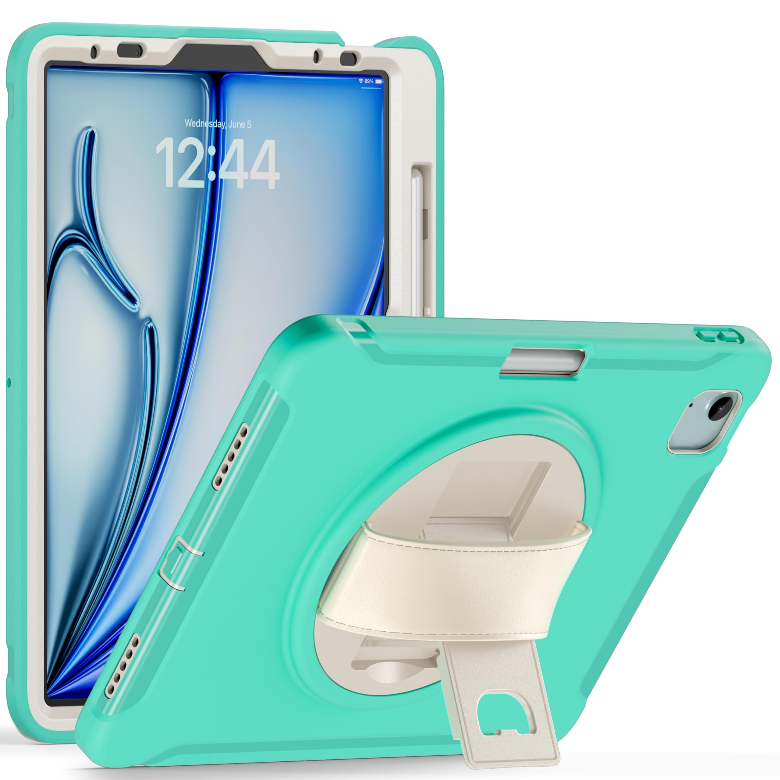 Coque iPad Air 11 M4 anti-chute pour éviter les écrans brisés par les enfants - 8